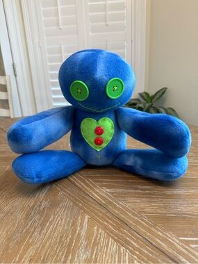 Gothlings Danse Macabre Blue Felt Plush Doll